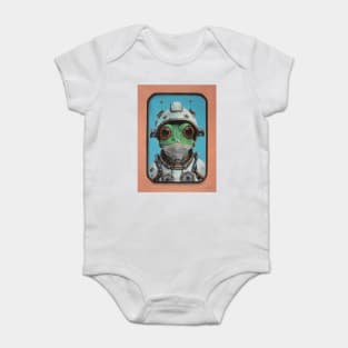 Space Oddity | Interstellar Frog: Ground Control To Major Froggie | Astro Toad Original Painting by Tyler Tilley Baby Bodysuit